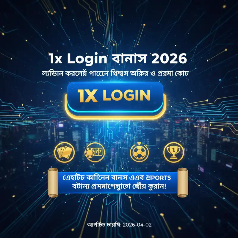 1x Login বোনাস ২০২৬